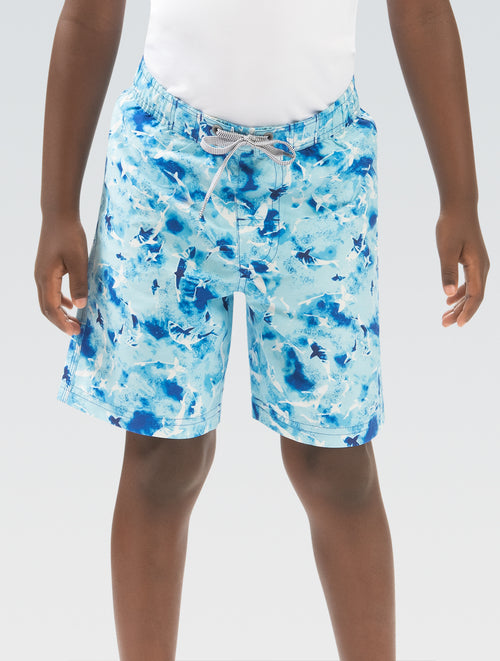 dolfin Little Dolfin Shark Bite Printed Swim Trunks Style #9C01-A63
