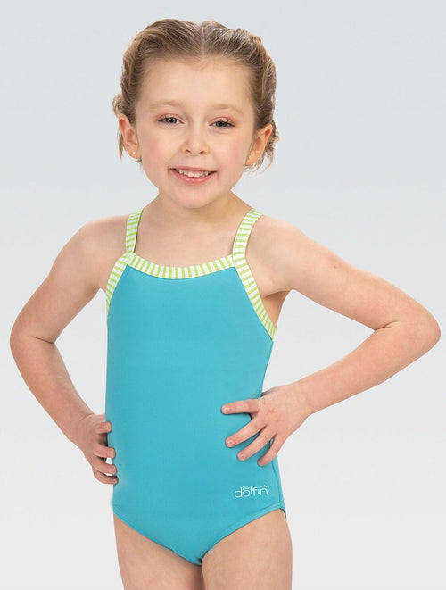 Dolfin Little Dolfin Turquoise Solid One-Piece Style #LD9504-TUR