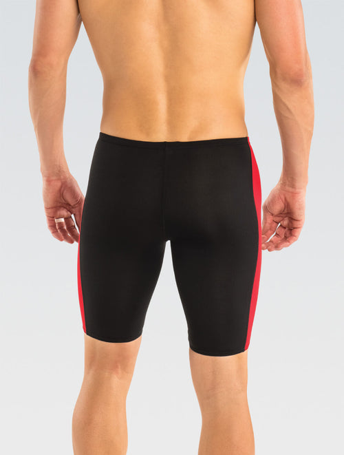Dolfin Men's Basic Panel Black/Red Jammer Style #8107S-949
