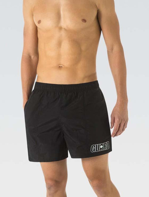 dolfin Men's Guard Solid Black 5 Inch Water Shorts Style #9060NGU-790