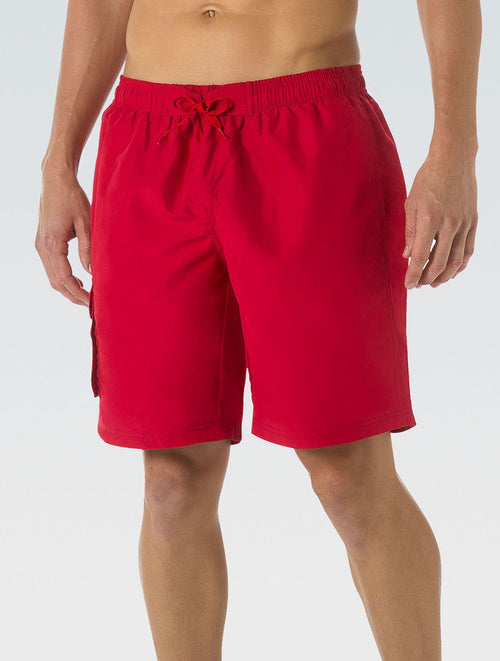 dolfin Men's Red Classic Board Shorts Style #9780P-250
