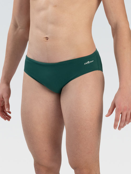 dolfin Men's Reliance Forest Green Solid Racer Style #7150C-585