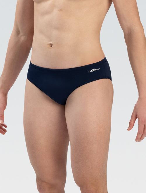 dolfin Men's Reliance Navy Solid Racer Style #7150C-490