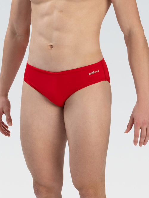 dolfin Men's Reliance Red Solid Racer Style #7150C-250