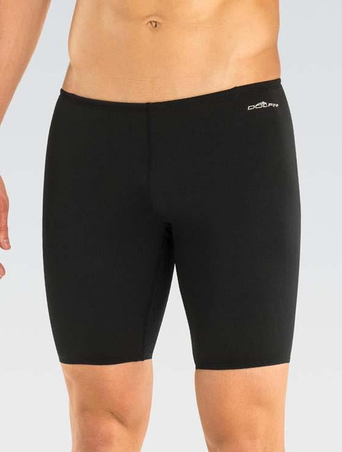 Dolfin Men's XtraSleek Spandex Solid Black Team Jammer Style #8900L-790