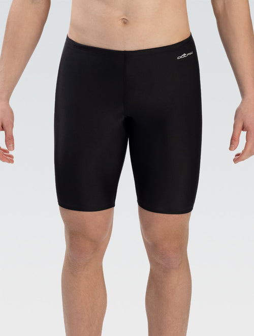 Dolfin Men's XtraSleek Spandex Solid Black Team Jammer Style #8900L-790