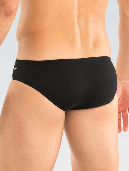 Dolfin Men's XtraSleek Spandex Solid Black Team Racer Style #7900L-790