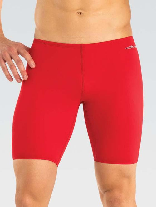 Dolfin Men's XtraSleek Spandex Solid Red Team Jammer Style #8900L-250