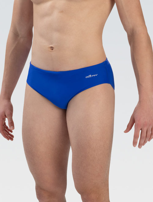 dolfin Men's XtraSleek Spandex Solid Royal Team Racer Style #7900L-475