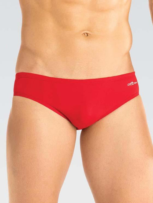 dolfin Mens XtraSleek Spandex Solid Red Team Racer Style #7900L-250