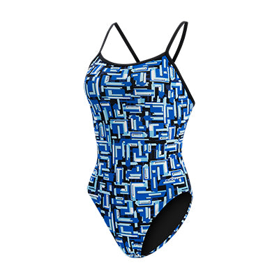 Dolfin Reliance Bionic Blue V-Back One Piece Style #0100BC-D45