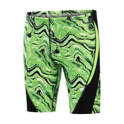 Dolfin Reliance Men's Blaze Green Color Block Jammer Style #5N00BZ-C81
