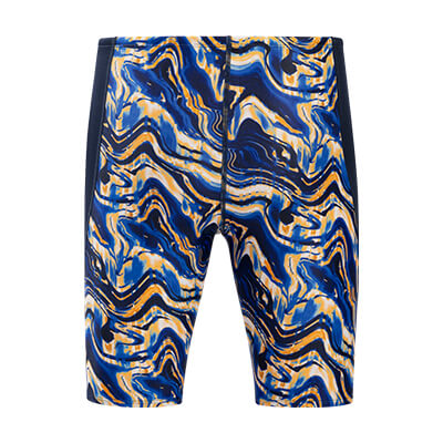 Dolfin Reliance Men's Blaze Navy And Gold Color Block Jammer Style #5N00BZ-C84