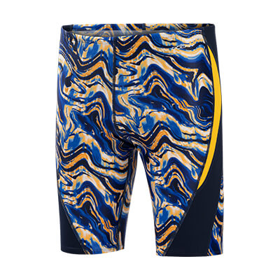 Dolfin Reliance Men's Blaze Navy And Gold Color Block Jammer Style #5N00BZ-C84