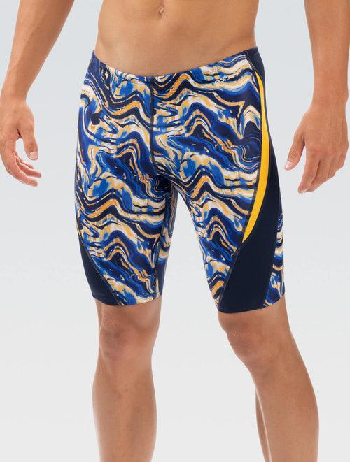 dolfin Reliance Men's Blaze Navy and Gold Color Block Jammer Style #5N00BZ-C84