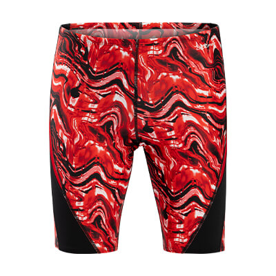 Dolfin Reliance Men's Blaze Red Color Block Jammer Style #5N00BZ-C80