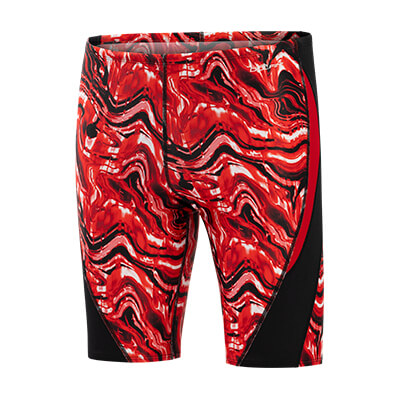 Dolfin Reliance Men's Blaze Red Color Block Jammer Style #5N00BZ-C80