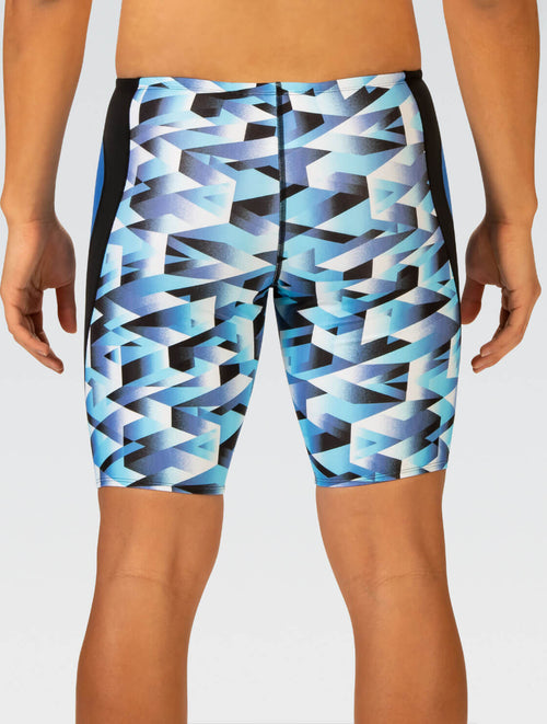 Dolfin Reliance Men's Molten Blue Printed Jammer Swimsuit Style #5N00-B14