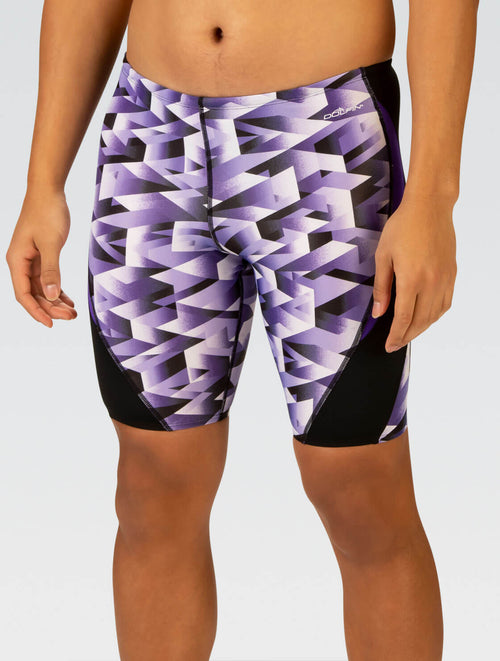 dolfin Reliance Men's Molten Purple Printed Jammer Swimsuit Style #5N00-B17 dolfin Reliance Men's Molten Purple Printed Jammer Swimsuit Style #5N00-B17