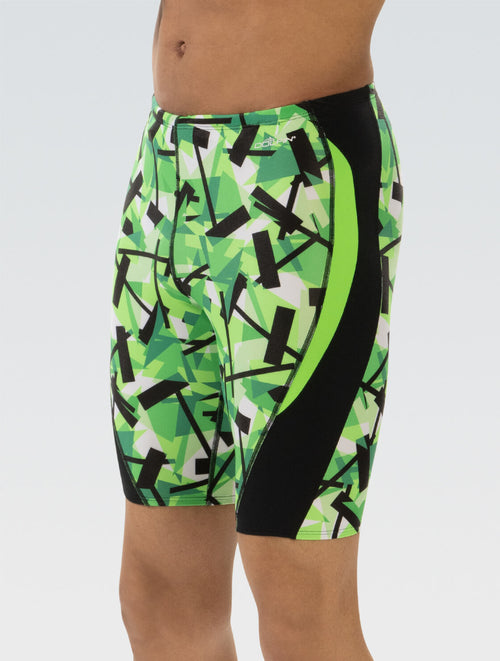 Dolfin Reliance Men's Razor Green Color Block Jammer Style #5N00-011