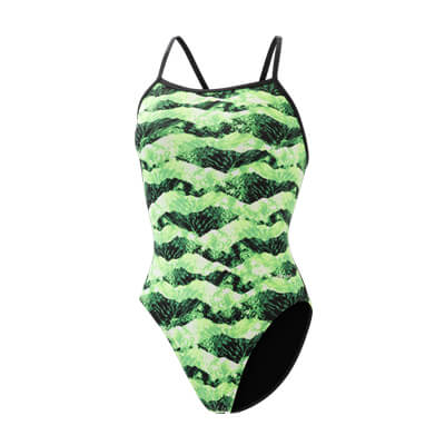 Dolfin Reliance Summit Green V-Back One Piece Style #0100SM-C95
