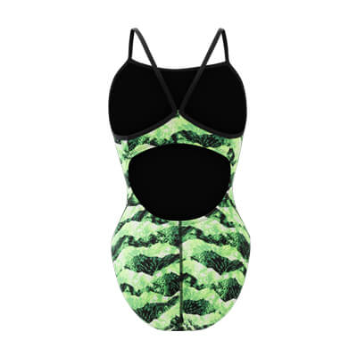 Dolfin Reliance Summit Green V-Back One Piece Style #0100SM-C95