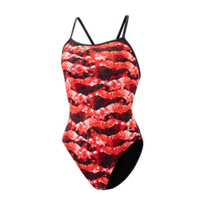 Dolfin Reliance Summit Red V-Back One Piece Style #0100SM-C94