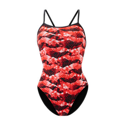 Dolfin Reliance Summit Red V-Back One Piece Style #0100SM-C94