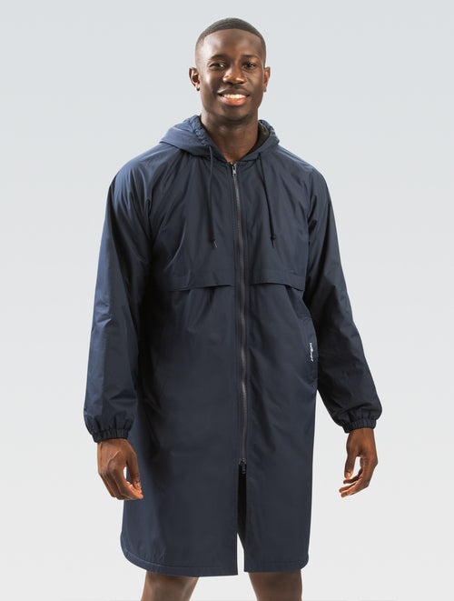 dolfin Solid Unisex Navy Swim Parka Style #U317SLD-490