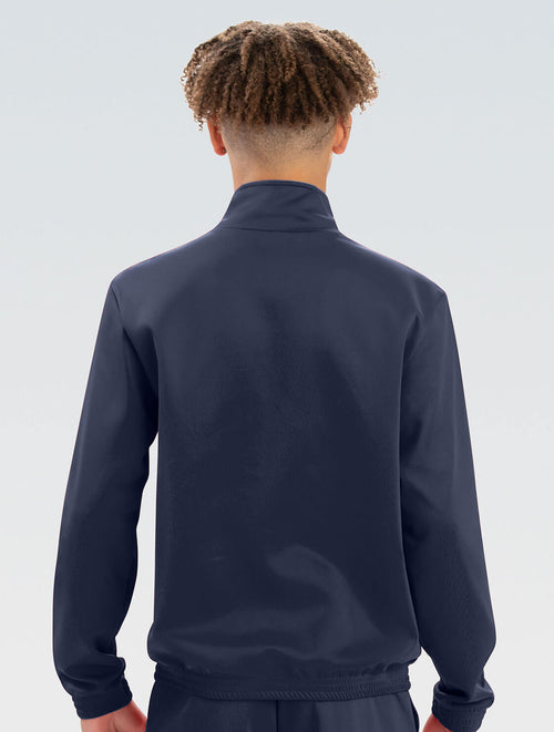 Dolfin Unisex Navy Slim Fit Navy Warm-Up Jacket Style #WUJ02D-116