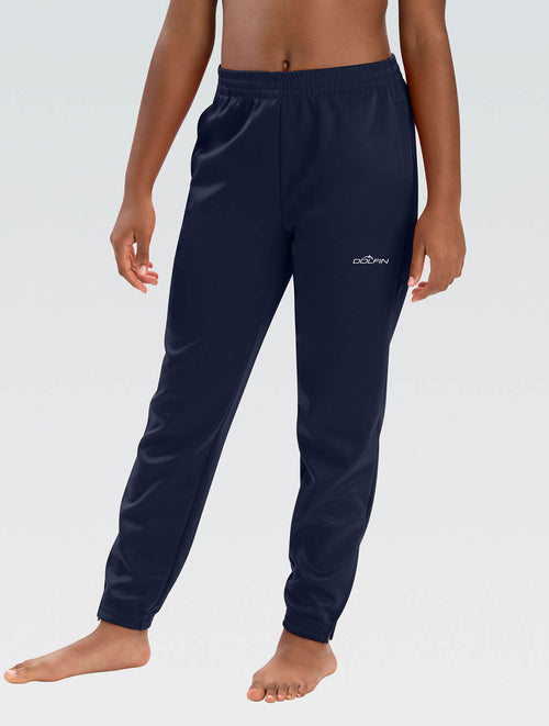 dolfin Unisex Navy Slim Fit Navy Warm-Up Pant Style #WUP01D-116