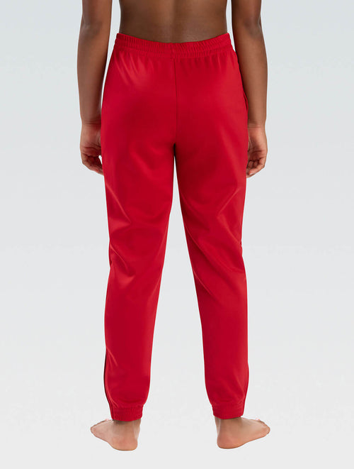 Dolfin Unisex Red Slim Fit Red Warm-Up Pant Style #WUP01D-152