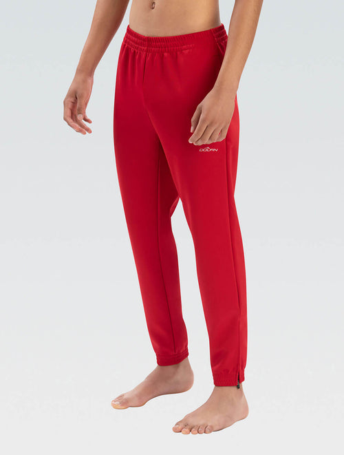Dolfin Unisex Red Slim Fit Red Warm-Up Pant Style #WUP01D-152