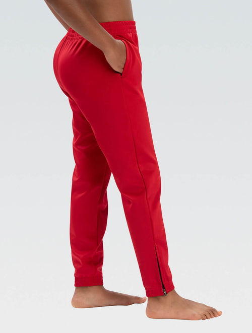 Dolfin Unisex Red Slim Fit Red Warm-Up Pant Style #WUP01D-152