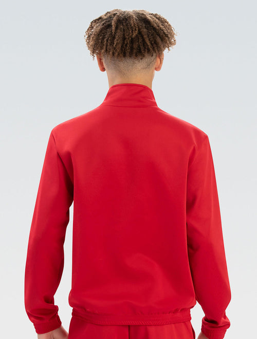 Dolfin Unisex Red Slim Fit Warm-Up Jacket Style #WUJ02D-152