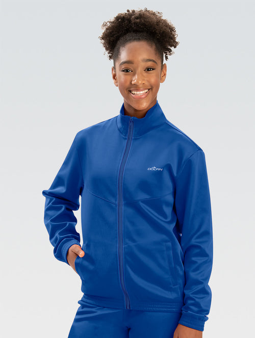 dolfin Unisex Royal Slim Fit Royal Warm-Up Jacket Style #WUJ02D-160