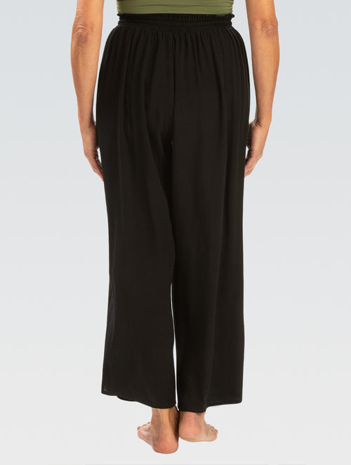 Dolfin Women's Aquashape Black Palazzo Pant Cover-Up Style #6Q34SLD-790