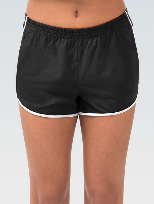 dolfin Women's Black Retro Knit Shorts Style #PSH02-016