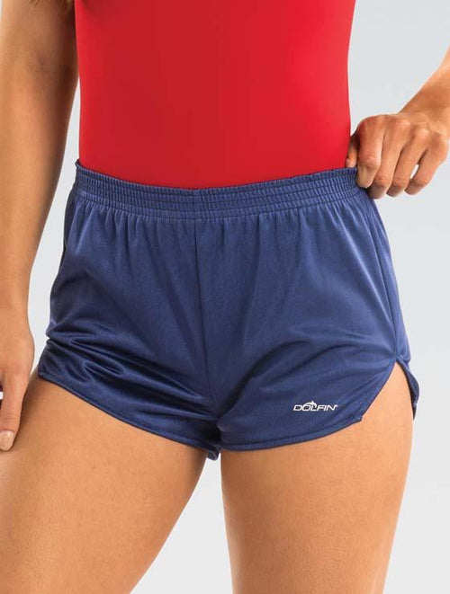 dolfin Women's Solid Navy Cover-Up Shorts Style #1727T-490