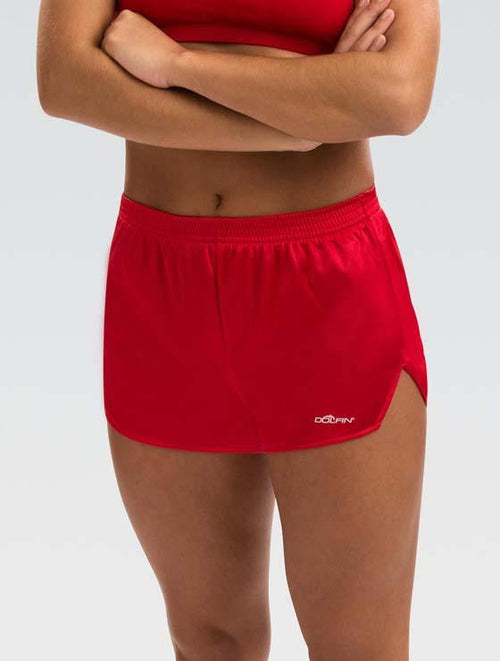 dolfin Women's Solid Red Cover-Up Shorts Style #1727T-250