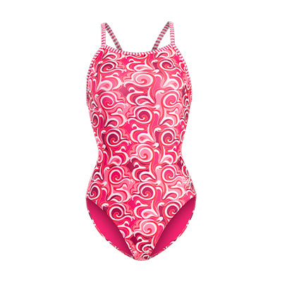 Dolfin Women's Uglies Cascade V-Back One Piece Swimsuit Style #0510CC-D26