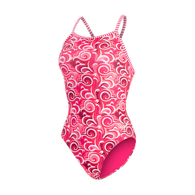 Dolfin Women's Uglies Cascade V-Back One Piece Swimsuit Style #0510CC-D26
