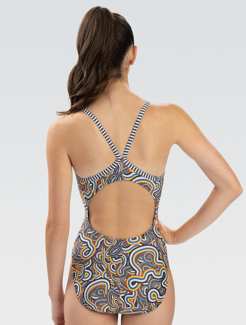 Dolfin Women's Uglies Embrace V-Back One Piece Swimsuit Style #0510EM-D34