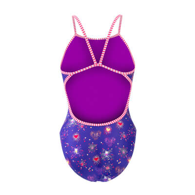 Dolfin Women's Uglies Heartbreaker String Back One Piece Swimsuit Style #0310HB-D12
