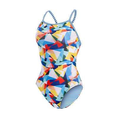 Dolfin Women's Uglies Impact V-Back One Piece Swimsuit Style #0510IM-D23