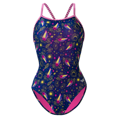 Dolfin Women's Uglies Moonlight V-Back One Piece Swimsuit Style #0510ML-D77