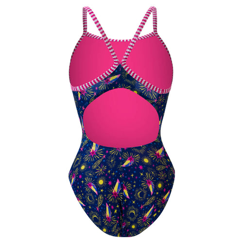 Dolfin Women's Uglies Moonlight V-Back One Piece Swimsuit Style #0510ML-D77