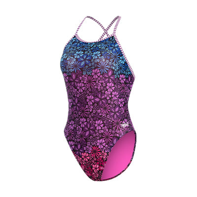 Dolfin Women's Uglies Retroflora Diver Back One Piece Swimsuit Style #7H10RF-D31