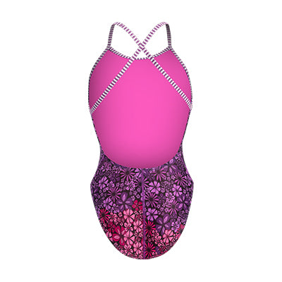 Dolfin Women's Uglies Retroflora Diver Back One Piece Swimsuit Style #7H10RF-D31