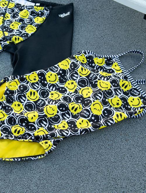 Dolfin Women's Uglies | SmileyWorld Smile On V-Back One Piece Swimsuit Style #S0510SO-D65